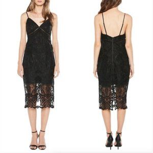 Bardot Black Lace Lola Dress - NWT - 10 Tea Length